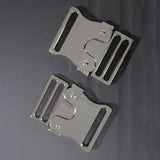 Maxbell 2Pcs Metal Side Release Belt Buckles Fasteners for Garment Backpack Strap