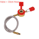 Maxbell Gas stoves Hose Value Adapter Party Supplies Head Valve for Camping Picnic
