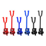 Maxbell Metal Fishing Rod Holder Fishing rod bracket lock Bracket Locker for Outdoor Fishing Red, Short