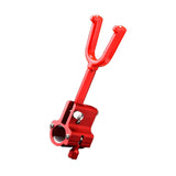 Maxbell Metal Fishing Rod Holder Fishing rod bracket lock Bracket Locker for Outdoor Fishing Red, Short