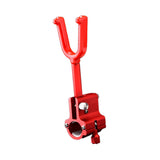 Maxbell Metal Fishing Rod Holder Fishing rod bracket lock Bracket Locker for Outdoor Fishing Red, Short