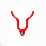 Maxbell Metal Fishing Rod Holder Fishing rod bracket lock Bracket Locker for Outdoor Fishing Red, Short