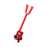 Maxbell Metal Fishing Rod Holder Fishing rod bracket lock Bracket Locker for Outdoor Fishing Red, Long