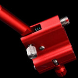 Maxbell Metal Fishing Rod Holder Fishing rod bracket lock Bracket Locker for Outdoor Fishing Red, Long