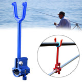 Maxbell Metal Fishing Rod Holder Fishing rod bracket lock Bracket Locker for Outdoor Fishing Blue, Long