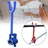 Maxbell Metal Fishing Rod Holder Fishing rod bracket lock Bracket Locker for Outdoor Fishing Blue, Long