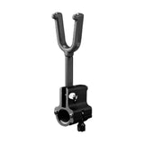 Maxbell Metal Fishing Rod Holder Fishing rod bracket lock Bracket Locker for Outdoor Fishing Black, Short