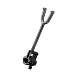 Maxbell Metal Fishing Rod Holder Fishing rod bracket lock Bracket Locker for Outdoor Fishing Black, Long