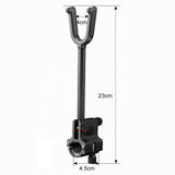 Maxbell Metal Fishing Rod Holder Fishing rod bracket lock Bracket Locker for Outdoor Fishing Black, Long