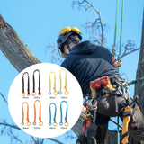 Maxbell Cambium Saver Tree Arborist Friction Saver for Outdoor Exploring Hiking Black 90cm