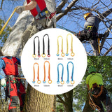Maxbell Cambium Saver Tree Arborist Friction Saver for Outdoor Exploring Hiking Black 90cm