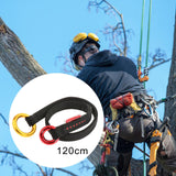 Maxbell Cambium Saver Tree Arborist Friction Saver for Outdoor Exploring Hiking Black 120cm