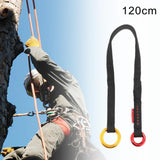 Maxbell Cambium Saver Tree Arborist Friction Saver for Outdoor Exploring Hiking Black 120cm