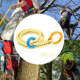 Maxbell Cambium Saver Tree Arborist Friction Saver for Outdoor Exploring Hiking Yellow 90cm