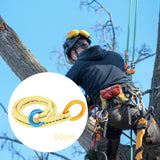 Maxbell Cambium Saver Tree Arborist Friction Saver for Outdoor Exploring Hiking Yellow 90cm