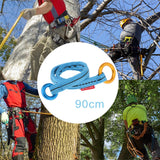 Maxbell Cambium Saver Tree Arborist Friction Saver for Outdoor Exploring Hiking Blue 90cm