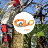 Maxbell Cambium Saver Tree Arborist Friction Saver for Outdoor Exploring Hiking Orange 90cm