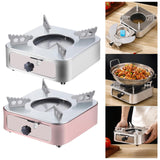 Maxbell Compact Alcohol Stove Burner Sturdy Kitchen Equipment Cooking BBQ Hiking Argent