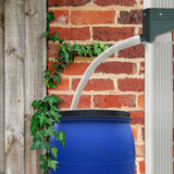 Maxbell Rain Water Collection System Yard Gutter Drain with Hose Rainwater Collector Green