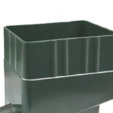 Maxbell Rain Water Collection System Yard Gutter Drain with Hose Rainwater Collector Green