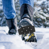 Maxbell Traction Cleats Crampons Non Slip Durable Footwear for Hiking Walking Boots