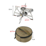 Maxbell Foldable Portable Burner with Carrying Bag Camping Gas Stove for Hiking