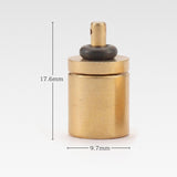 Maxbell Gas Refill Adapter Filling Gas Canister Inflation Valve Brass for Gas Tank