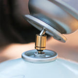 Maxbell Gas Refill Adapter Filling Gas Canister Inflation Valve Brass for Gas Tank