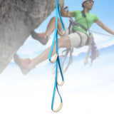 Maxbell Rock Climbing Rope Ladder 1.1Meters Climbing Strap Ladder for Caving