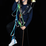 Maxbell Rock Climbing Rope Ladder 1.1Meters Climbing Strap Ladder for Caving