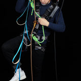 Maxbell Rock Climbing Rope Ladder 1.1Meters Climbing Strap Ladder for Caving