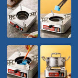 Maxbell Alcohol Stove Camp Stove Aluminum Alloy Furnace for Picnic BBQ Restaurant