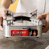 Maxbell Alcohol Stove Camp Stove Aluminum Alloy Furnace for Picnic BBQ Restaurant