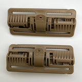 Maxbell Vest Quick Release Buckle Slider for Hunting Backpack Strap Belt Accessories Khaki Long