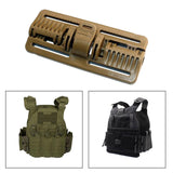 Maxbell Vest Quick Release Buckle Slider for Hunting Backpack Strap Belt Accessories Khaki Long