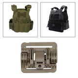 Maxbell Vest Quick Release Buckle Slider for Hunting Backpack Strap Belt Accessories Khaki Short