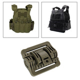 Maxbell Vest Quick Release Buckle Slider for Hunting Backpack Strap Belt Accessories Green Short