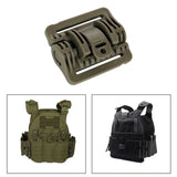 Maxbell Vest Quick Release Buckle Slider for Hunting Backpack Strap Belt Accessories Green Short