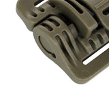 Maxbell Vest Quick Release Buckle Slider for Hunting Backpack Strap Belt Accessories Green Short