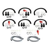 Maxbell Rain Barrel Overflow Hose Kit Durable for Farm Outdoor Activities Garden 2cm Without Taper