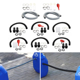 Maxbell Rain Barrel Overflow Hose Kit Durable for Farm Outdoor Activities Garden 2cm Without Taper