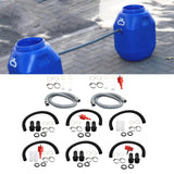 Maxbell Rain Barrel Overflow Hose Kit Durable for Farm Outdoor Activities Garden 2cm Without Taper
