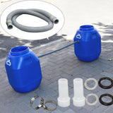 Maxbell Rain Barrel Overflow Hose Kit Durable for Farm Outdoor Activities Garden 2cm Without Taper