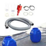 Maxbell Rain Barrel Overflow Hose Kit Durable for Farm Outdoor Activities Garden 2cm With Taper