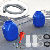 Maxbell Rain Barrel Overflow Hose Kit Durable for Farm Outdoor Activities Garden 2cm With Taper