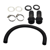 Maxbell Rain Barrel Overflow Hose Kit Durable for Farm Outdoor Activities Garden 2.5cm Without Taper