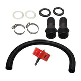 Maxbell Rain Barrel Overflow Hose Kit Durable for Farm Outdoor Activities Garden 3.8cm With Taper