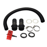 Maxbell Rain Barrel Overflow Hose Kit Durable for Farm Outdoor Activities Garden 3.8cm With Taper