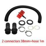 Maxbell Rain Barrel Overflow Hose Kit Durable for Farm Outdoor Activities Garden 3.8cm With Taper