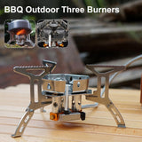 Maxbell Portable Camping Gas Stove Windproof Mini Backpacking Camping Fishing